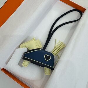 Hermes Rodeo Robeo Coeur Bag Charm PM